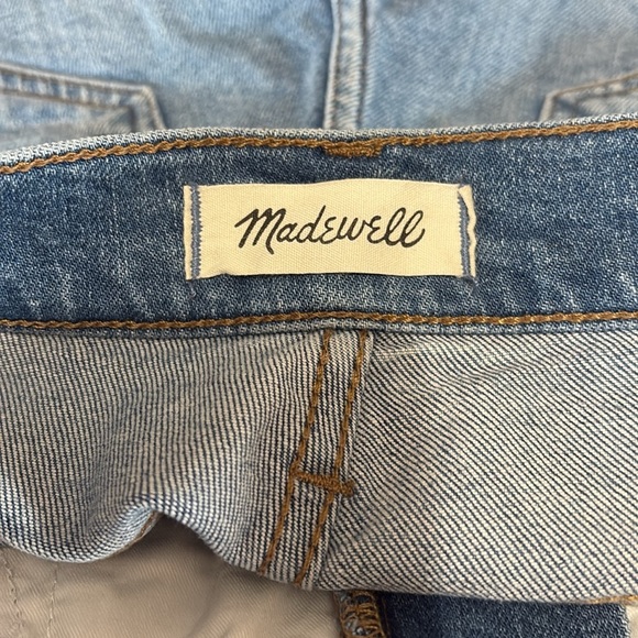 Madewell Women’s Sz 25 The Perfect Vintage Jean Distressed Straight Leg - Picture 3 of 7